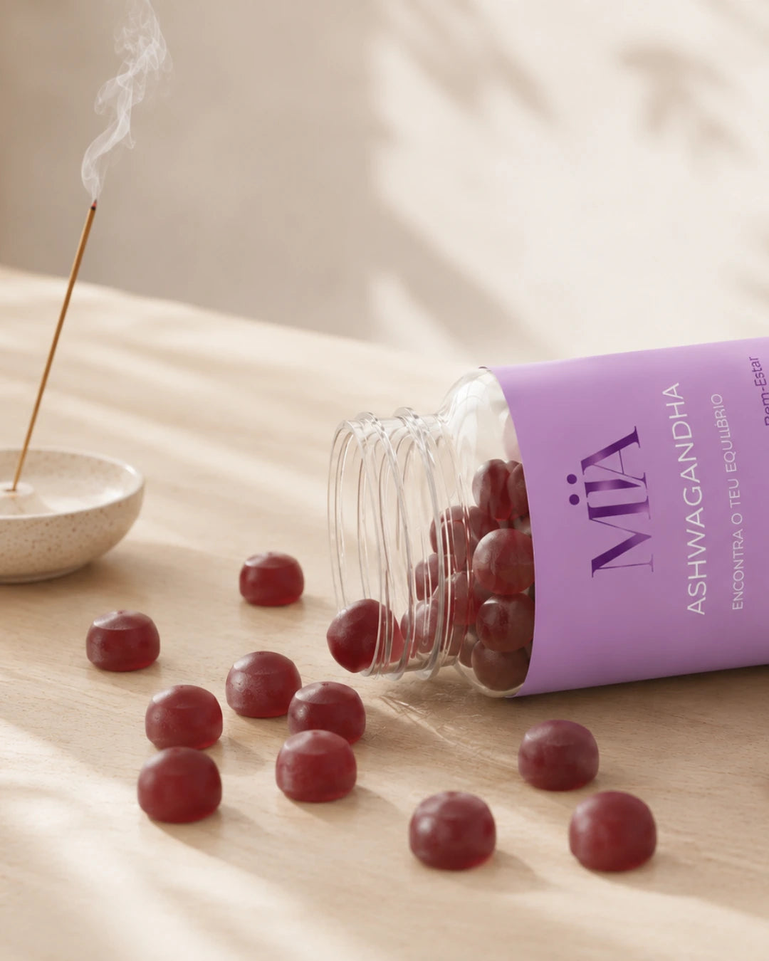 Gomas Ashwagandha Vegan encontra o teu equilíbrio