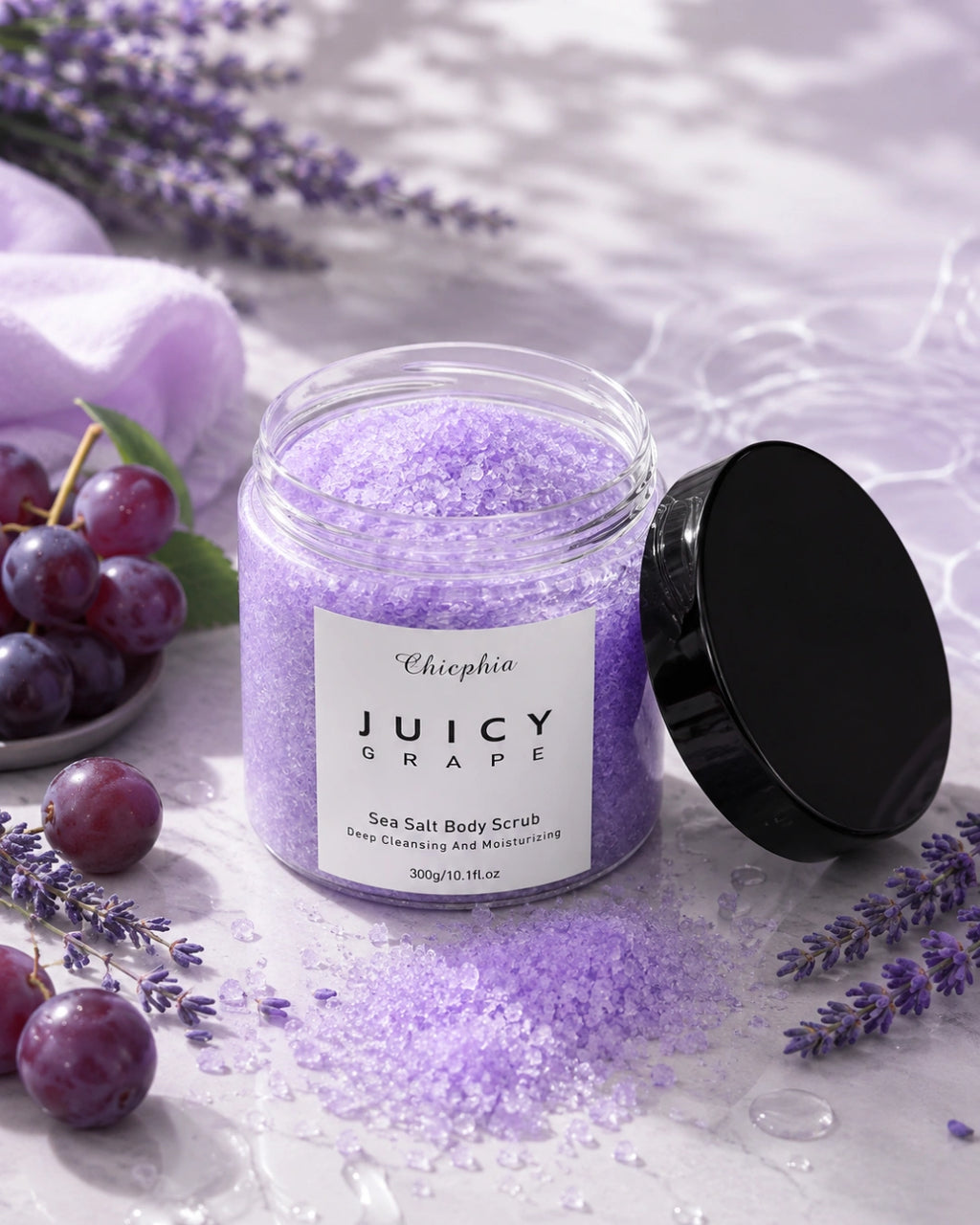 Body Scrub Sea Salt Juicy Grape