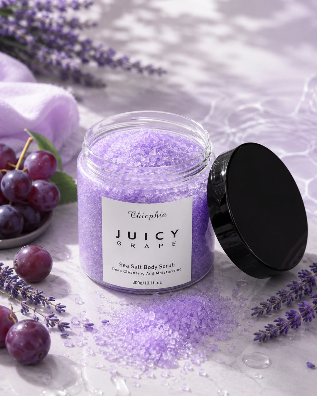 Body Scrub Sea Salt Juicy Grape