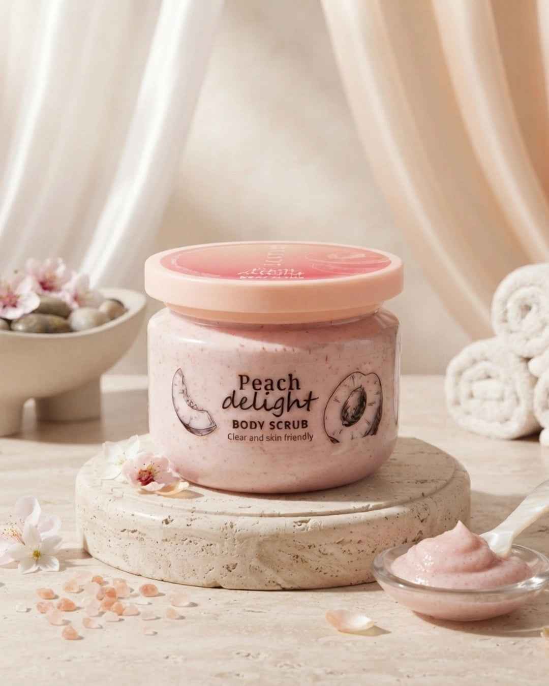 Body Scrub Peach Delight