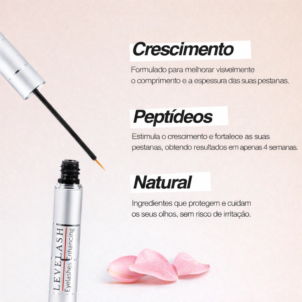 Sérum Fortalecedor e Alongador de Pestanas Crescimento, Volume e Cílios Mais Fortes